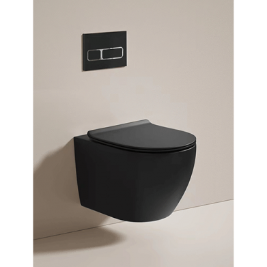 WC HORIZONTAL SUSPENDU- NOIR 480X360X320MM REF:2311-B