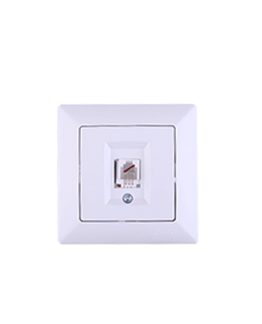 PRISE TELEPHONE RJ-11ENCASTRE  BLANC "YAKI" REF: W19 A