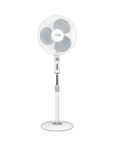 VENTILATEUR SUR PIED 16" COULEUR BLANC 220V "IND'AIR"