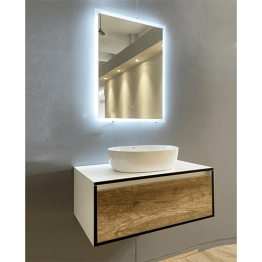 MEUBLE SALLE DE BAIN 800*500- MIROIR 800*600MM REF:ML-1090