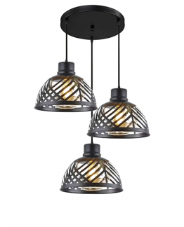 LUSTRE LED  SUSPENDUE MODERNE 3XE27- REF:2252-3