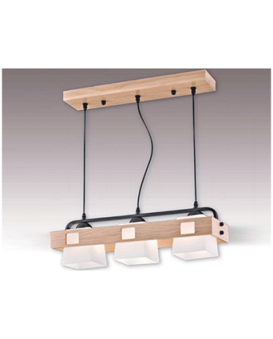 LUSTRE LED SUSPENDUE MODERNE 3XE27 REF:L0041-3