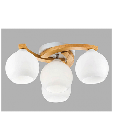 LUSTRE LED  SUSPENDUE MODERNE 3XE27- REF:L0010-3+1