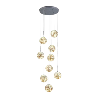 LUSTRE LED SUSPENDUE MODERNE 9X27 REF:LT01-9