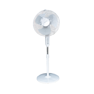 VENTILATEUR A PIED 16" 120W -COULEUR GRIS "BAJAJ" NET