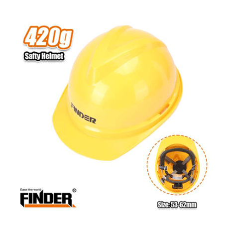 CASQUE DE SECURITE -  COULEUR : JAUNE  "FINDER" REF:194669