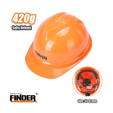 CASQUE DE SECURITE -  COULEUR : ORANGE"FINDER" REF:194668