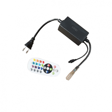 CONNECTEUR ELECTRIQUE 12 MM RUBAN LED +TELECOMMANDE "YAKI"