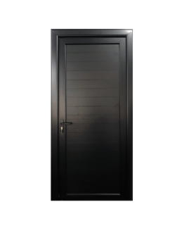 PORTE PLEINE ALU OUVRANTE 1 VANTAIL 900X2100X1.4MM REF:AMMD01-BLACK NET