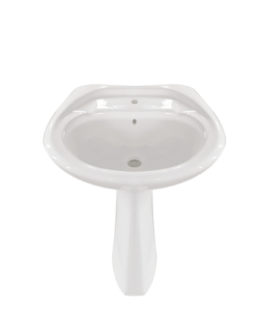 LAVABO ROND AVEC COLONNE 490*440*830MM REF:3041