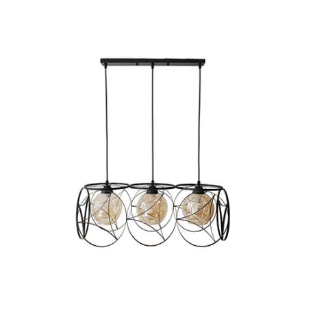 LUSTRE LED  SUSPENDUE MODERNE 3XE27- REF:XL24112-3