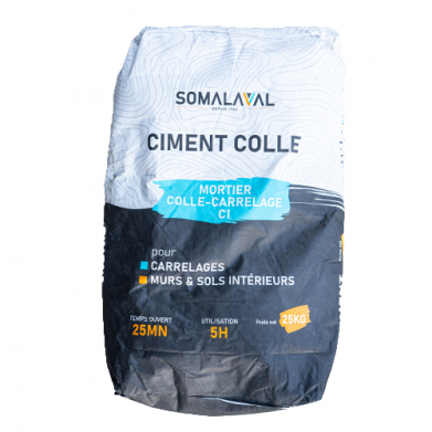 CIMENT COLLE 25KG -SOMALAVAL NET