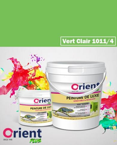 PEINTURE A L'EAU INT/EXT " ORIENT PLUS" 4KG VERT CLAIR REF:1011/4