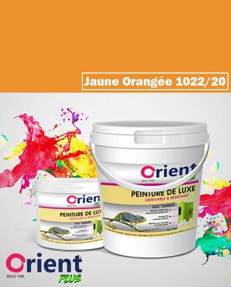 PEINTURE A L'EAU INT/EXT" ORIENT PLUS" 20KG JAUNE ORANGEE REF:1022/20