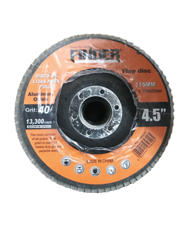 DISQUE ABRASIF 115MM A LAMELLES P40 "FINDER" REF: 195629