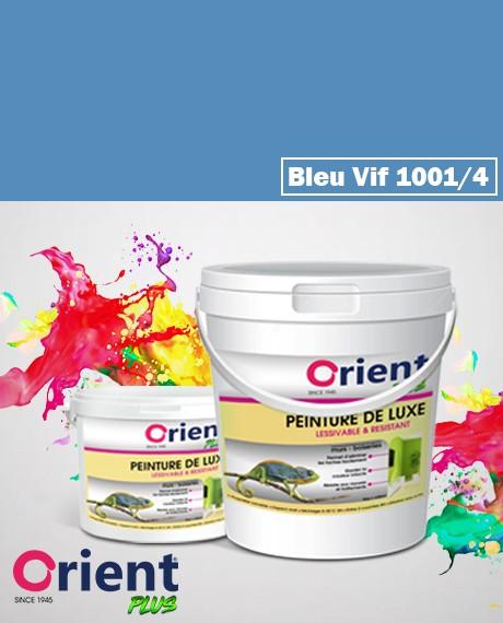 PEINTURE A L'EAU INT/EXT " ORIENT PLUS" 4KG BLEU VIF REF:1001/4