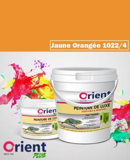 PEINTURE A L'EAU INT/EXT " ORIENT PLUS" 4KG JAUNE ORANGEE REF:1022/4