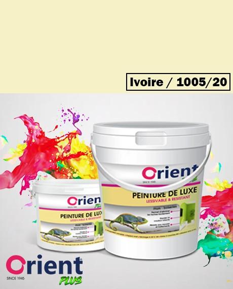 PEINTURE A L'EAU INT/EXT " ORIENT PLUS" 20KG IVOIR REF:1005/20