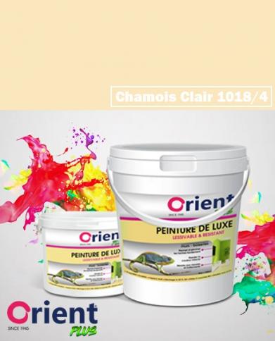 PEINTURE A L'EAU INT/EXT " ORIENT PLUS" 4KG CHAMOIS CLAIR REF:1018/4