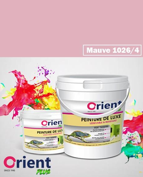 PEINTURE A L'EAU INT/EXT " ORIENT PLUS" 4KG MAUVE REF:1026/4