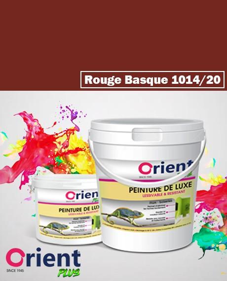 PEINTURE A L'EAU INT/EXT " ORIENT PLUS" 20KG ROUGE BASQUE REF:1014/20