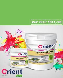 PEINTURE A L'EAU INT/EXT " ORIENT PLUS" 20KG VERT CLAIR REF:1011/20