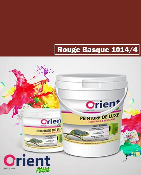 PEINTURE A L'EAU INT/EXT " ORIENT PLUS" 4KG ROUGE BASQUE REF:1014/4