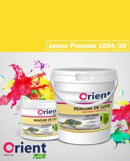 PEINTURE A L'EAU INT/EXT" ORIENT PLUS" 20KG JAUNE POUSSIN REF:1024/20