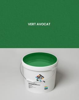 PEINTURE A L'EAU INT/EXT " MS" 30KG VERT AVOCAT REF:1054/30