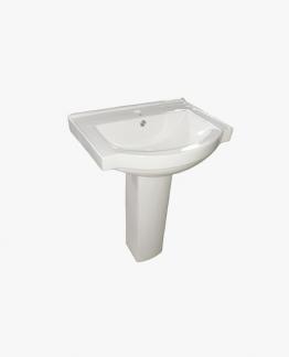 LAVABO AVEC COLONNE 610*480*840MM REF:3303