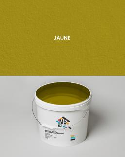 PEINTURE A L'EAU INT/EXT " MS" 30KG JAUNE REF:1052/30