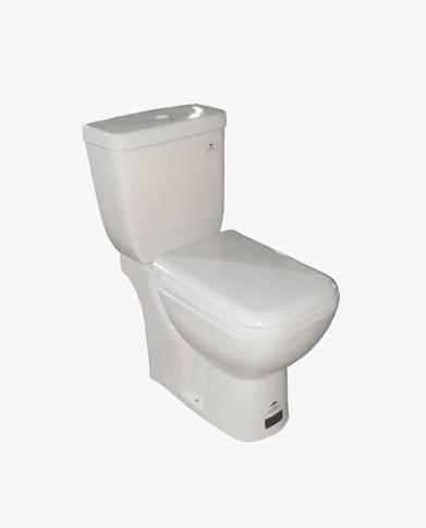 WC HORIZONTAL DOUBLE POUSSOIR BLANC"MS" 630*360*810MM REF:2019