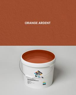 PEINTURE A L'EAU INT/EXT " MS" 30KG ORANGE ARDENT  REF:1057/30