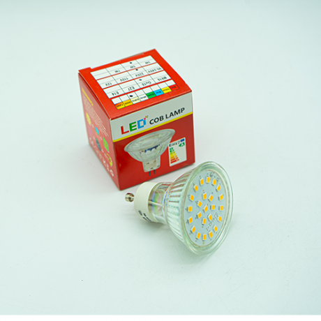 SPOT LED SDM GU10 5W 220V EN VERRE REF:F-169